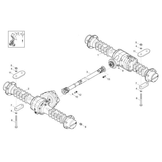 Axle Assembly for DW20-2