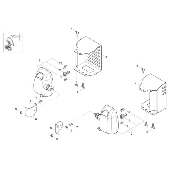 Headlight Assembly for DW20