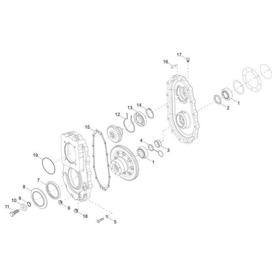 Gearbox Assembly for DW40-2