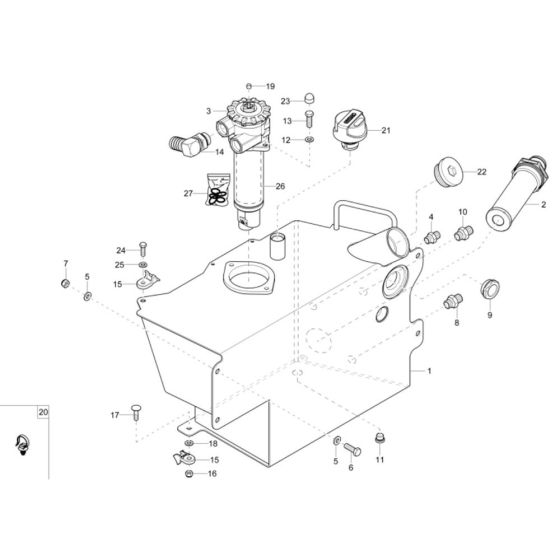 Hydraulic Tank Assembly