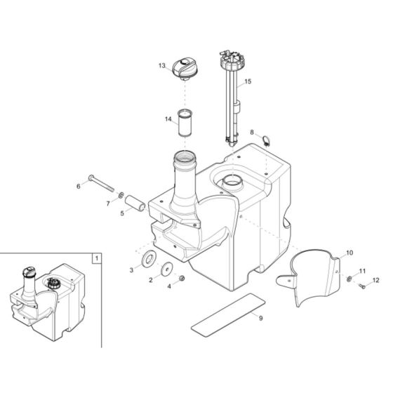 Fuel Tank Assembly for DW40