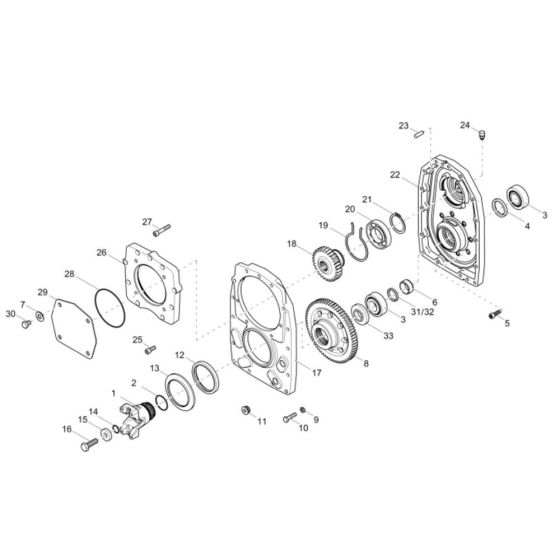 Gearbox Assembly for DW50