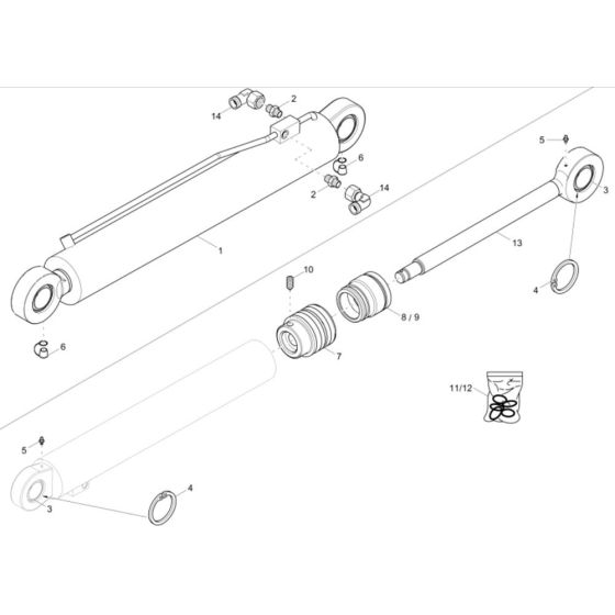 Tilt Ram Assembly
