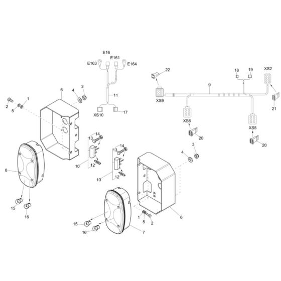 Rear Light Assembly for DW50