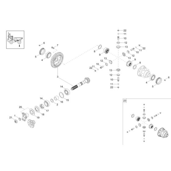 Differential Axle Assembly