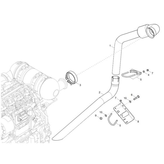 Exhaust Assembly for DW60-3