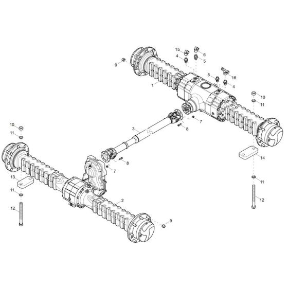 Axle Assembly for DW60-3