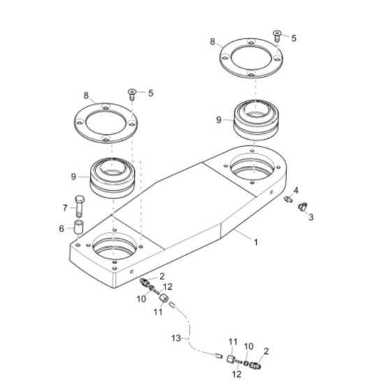 Articulated Joint for DW60 Dumper