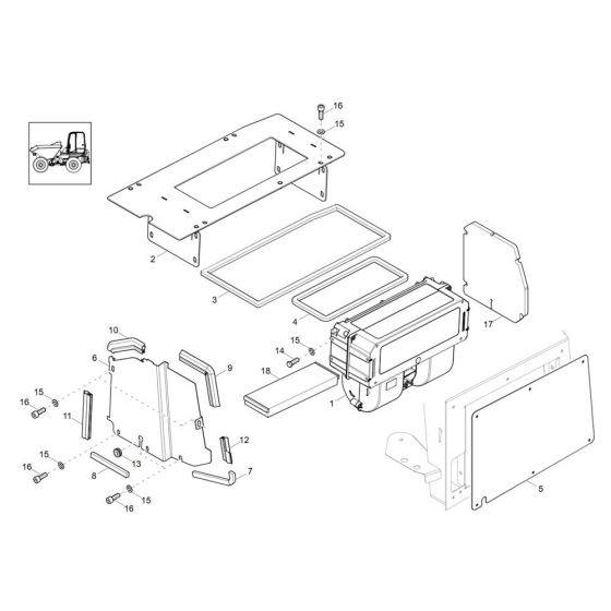 Heating Assembly for Wacker DW90-3
