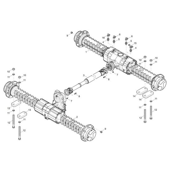 Axle Assembly for DW90-3