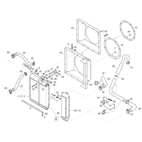 Combi-Cooler Assembly