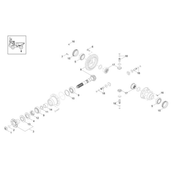 Differential Axle Assembly