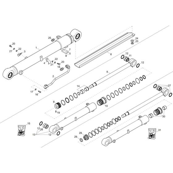 Boom Cylinder Assembly