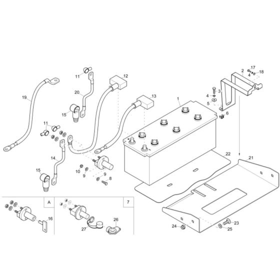 Battery Assembly for EW100