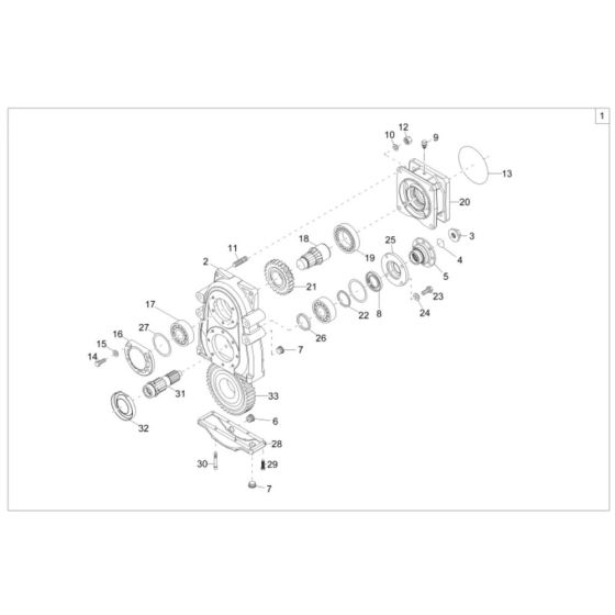 Distributor Gearbox for EW100