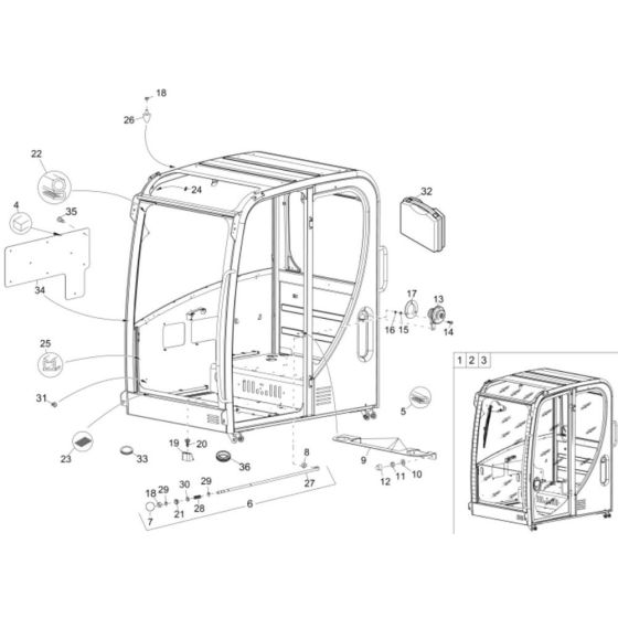 Cabin Frame Assembly
