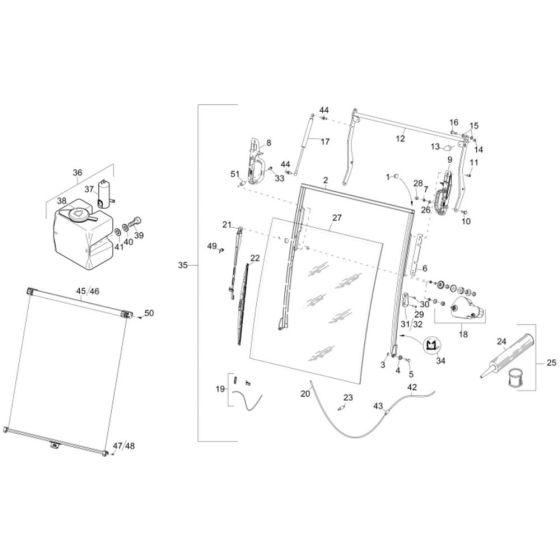Front Window Assembly