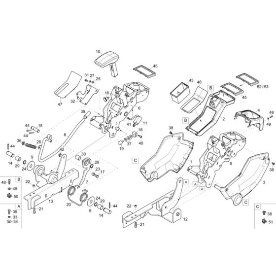 Control Lever Carrier Assembly