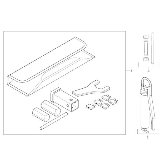 Wacker EW100 Excavator Tools