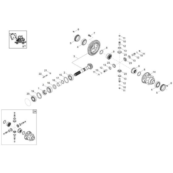 Differential Axle for EW100