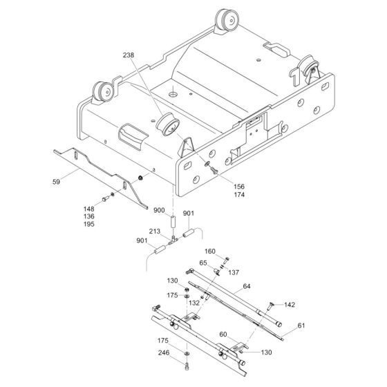 Scraper Assembly for RD7 Roller