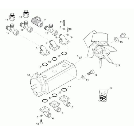 Gear Pump for Wacker TD9