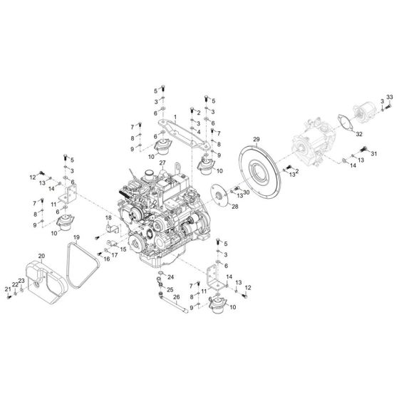 Engine Assembly for TH412