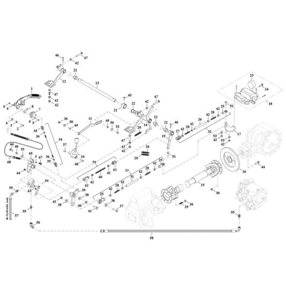 Brake Assembly for Wacker TH412