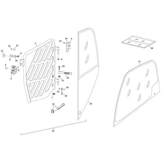Door Assembly for TH412