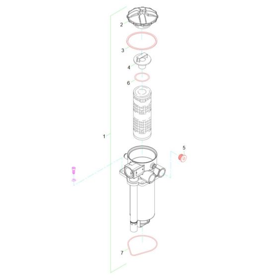 Hydraulic Oil Filter Assembly