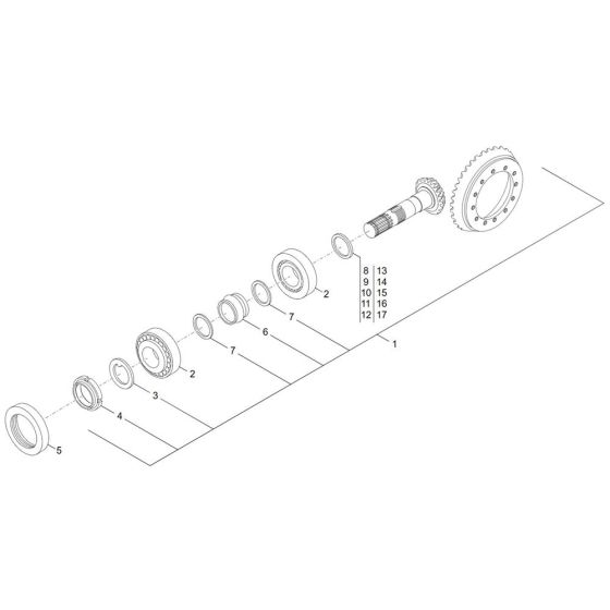 Drive Assembly for Wacker TH522