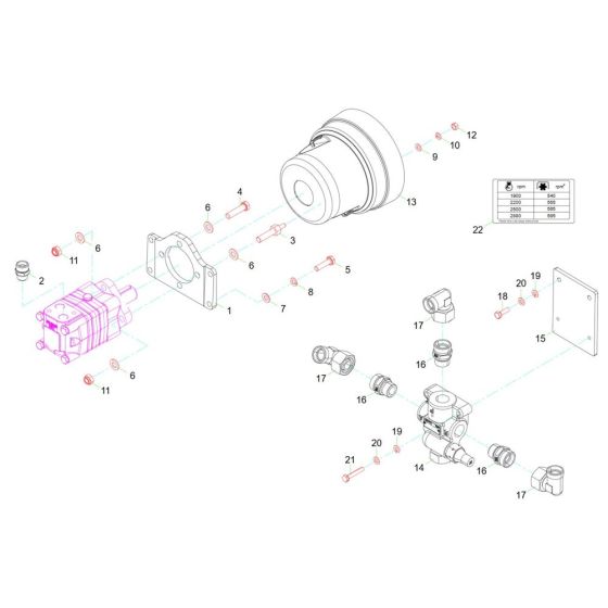 Hydraulic Motor Assembly