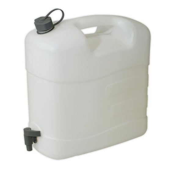 Fluid Container 20ltr with Tap Sealey Part No. WC20T