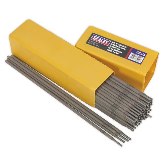 Welding Electrodes Hardfacing Dia.4 x 350mm 5kg Pack Sealey Part No. WEHF5040