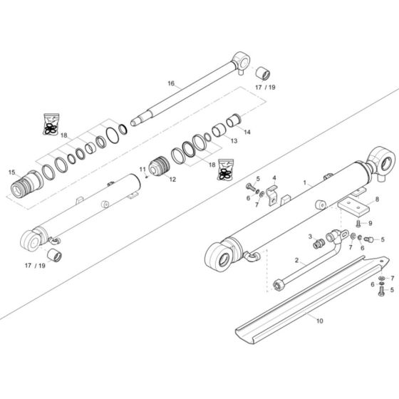 Boom Cylinder Assembly