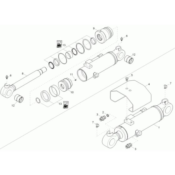 Blade Cylinder Assembly