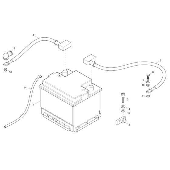 Battery Assembly for Wacker 28Z3