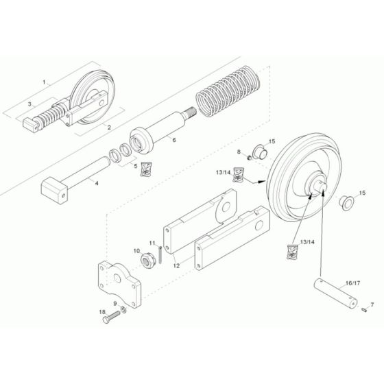 Track Tensioner Assembly