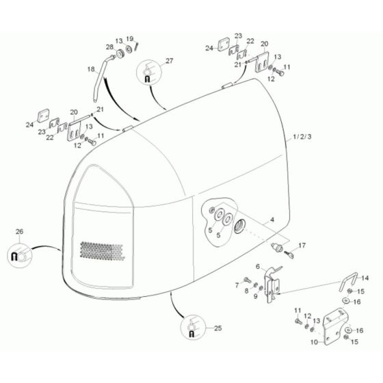 Engine Hood Assembly