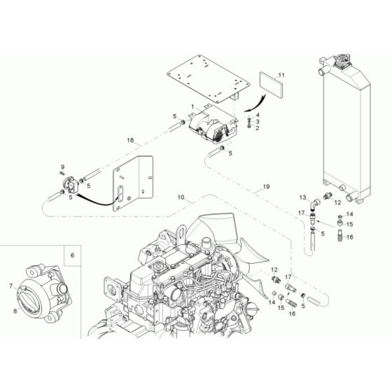 Heating Assembly for Wacker 28Z3