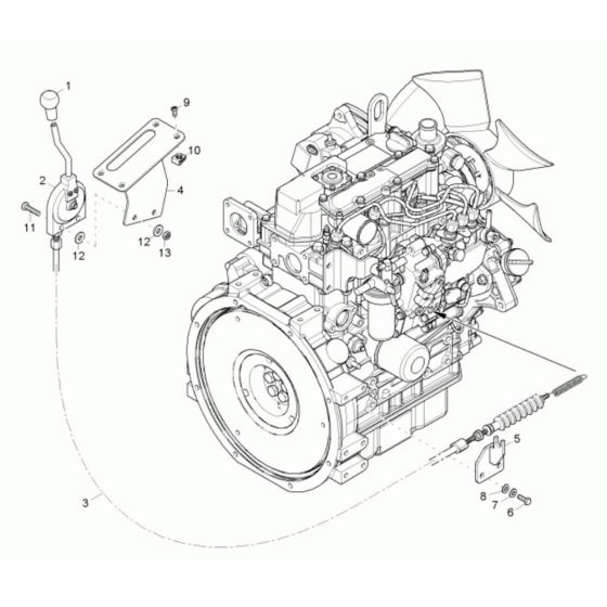 Speed Actuator for Wacker 28Z3