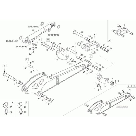 Dipperstick Assembly Neuson 38Z3