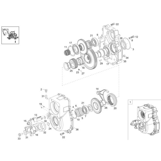 Distributor Gearbox Assembly