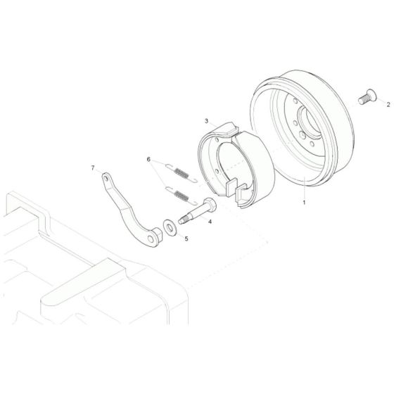Brake Assembly for Wacker 6503