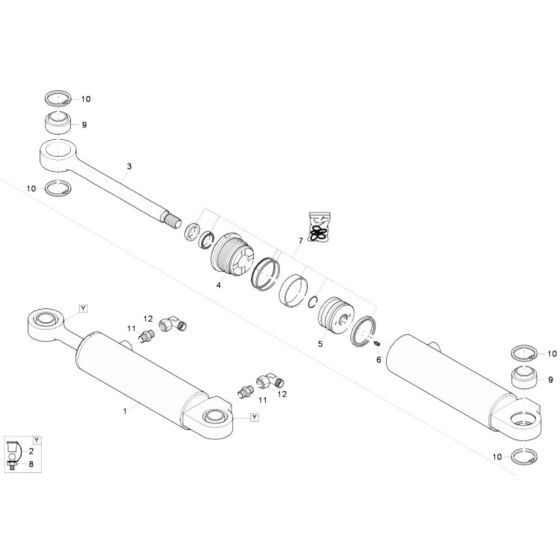 Steering Cylinder Assembly