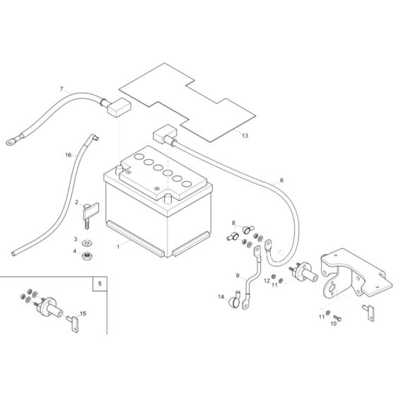 Battery Assembly for Wacker 6503