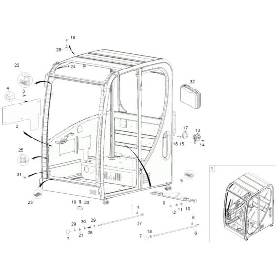 Cabin Frame Assembly