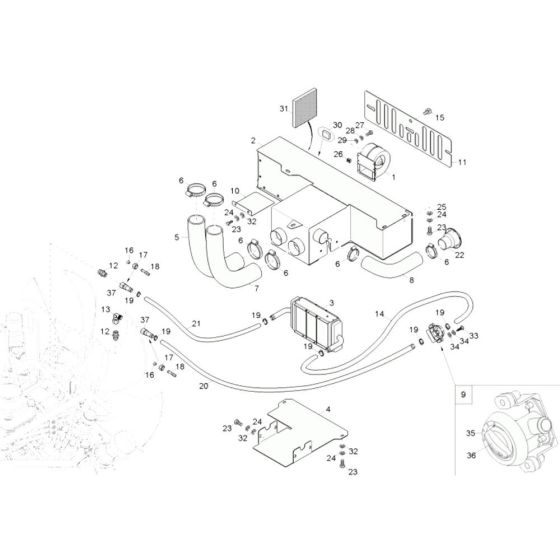 Heating Assembly - Wacker 6503