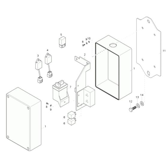 Relay Box for Neuson 75Z3