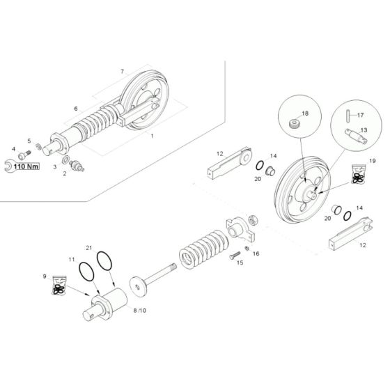 Track Tensioner Assembly